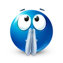 Blue Pray Discord Emoji