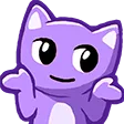 shrugpurplecat Discord Emoji