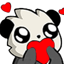Discord Emote Apandaheartred: