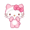 8bit_hello_kitty Discord Emoji