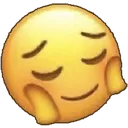 blushing