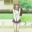 goofyAnimeGirlFall Discord emoji
