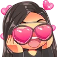 melbiegamerInlovehearts Discord Emoji