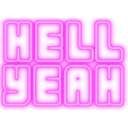 1HellYeahNeon Discord emoji