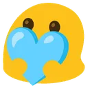 18921bloblightblueheart Discord Emoji