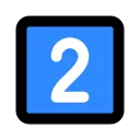 blue_two Discord Emoji