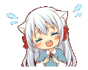 Neko Nervous Discord Emoji
