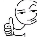 ArtistCafe_thumbsup custom emote from Artist Cafe