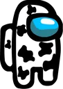 Among Us Cow Discord Emoji