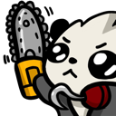PandaChainsaw Discord sticker from Phasmophobia Germany