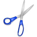 scissors_blue Discord Emoji