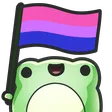 cozyas3Frogbipride Discord Emoji