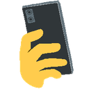 A_face_HoldPhone Discord emoji