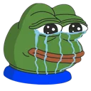 Pepe Crying pepecrying Discord Emoji