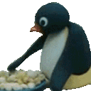 pingu_popcorn Discord emoji