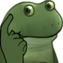 7574frogtapsforehead