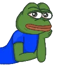thinkingposepepe