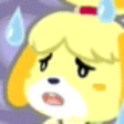 IsabelleWorry Discord Emoji - Nep jr's server