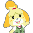 isabelleHi Discord sticker - Nep jr's server