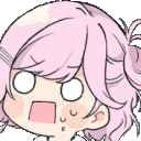 miyuPoof animated GIF emoji from Anime Sekai