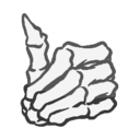 skeleton_thumbsup custom emote | THE HAIL MARY