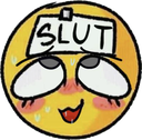 slut Discord sticker from 𝐷𝑟𝑒𝑎𝑚𝑙𝑖𝑛𝑒