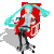 MikuChairSpin Discord emoji
