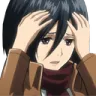 aotConfusedMikasa