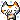 A small calico cat with a w-shaped mouth crying a large fountain of blue tears.