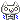 Two white cat creatures with wide, startled eyes vibrating intensely.