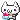 A white pixel cat character showing a progression of increasing anger with a red face.