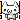 A small white cat character standing between flashing orange and pink exclamation marks.