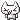 Two white pixelated cats bowing forward in a synchronized motion with small blue sparkles above them.