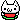 White pixel cat in four frames eating a slice of red watermelon with a green rind.