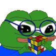 pepeNerdRubiksCube