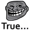 true