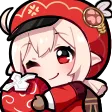 Genshin_KleeHug