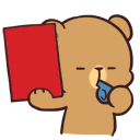 BearRedCard Discord emoji