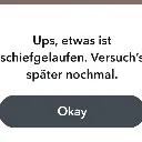 fehlgeschlagen