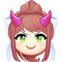 MonikaDevilish_320 Discord emoji