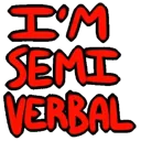 semiverbal