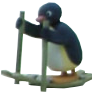 pingu_skiing Discord emoji