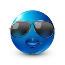 bluemoji_cool_guy