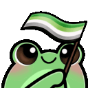froggyAromanticFlag