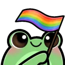 froggyGayPrideFlag