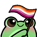froggyLesbianFlag