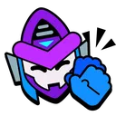 Mortis10_Clap_BrawlStars_Pin