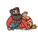 Comrade_Diggingpotatoes animated GIF emoji from AdVenture Communist