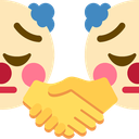 pensiveclownhandshake
