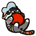 MewchiBaller_ParadoxPaws Discord emoji